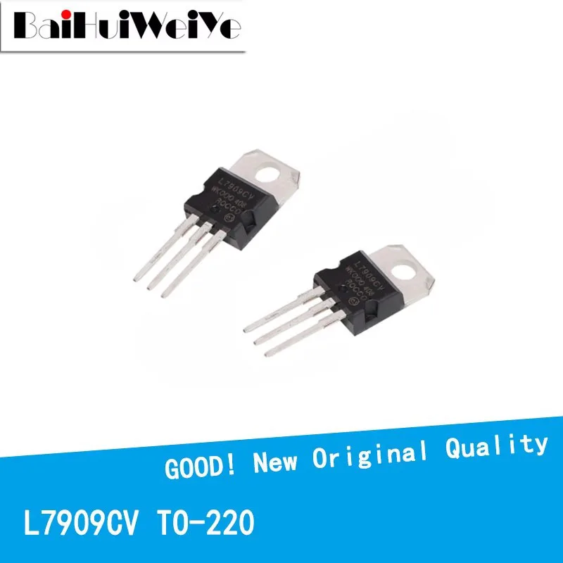 10PCS/LOT L7909CV L7909 1.5A/9V TO-220 New IC Chipset MOSFET MOSFT Three-Terminal Voltage Stabilizer