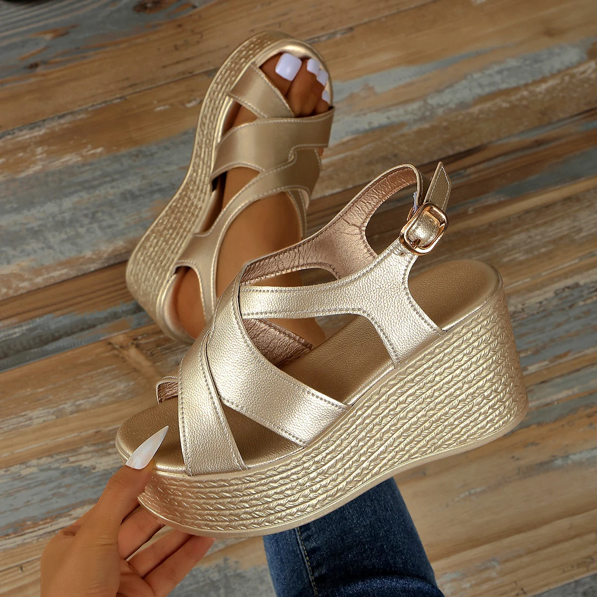 Women Wedge Sandals…