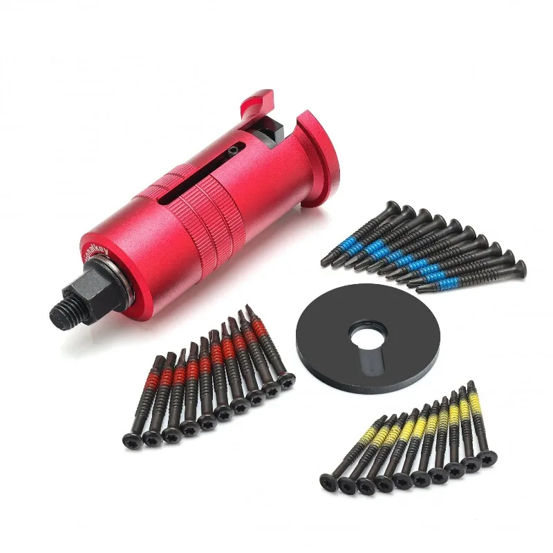 Key Cylinder Lock Puller, Lock Claw Puller Group, Crank Broken for Disassembly, Replace Locksmith Tool with 4.2/4.8/5.5mm Screws