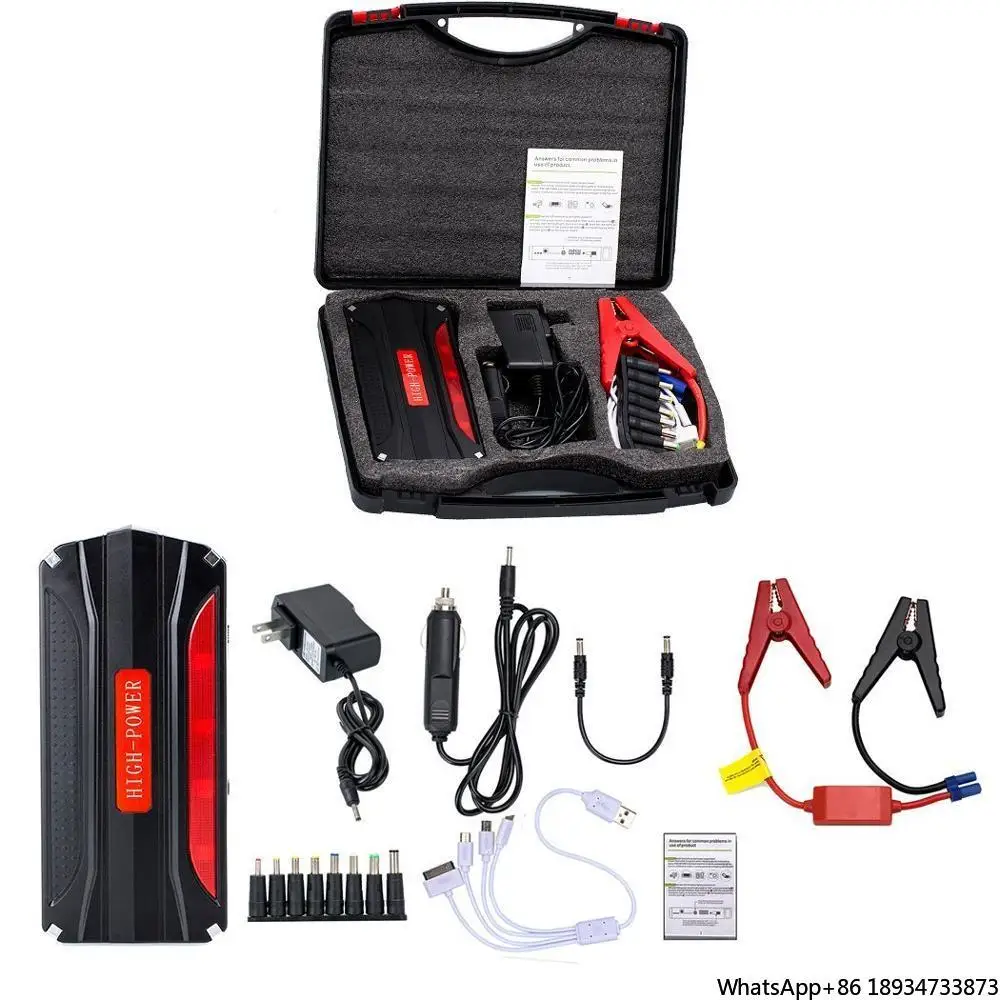 Gligle Battery Jump Starter Portable 12V battery booster 16800mAH 1600A jamp starter car jump