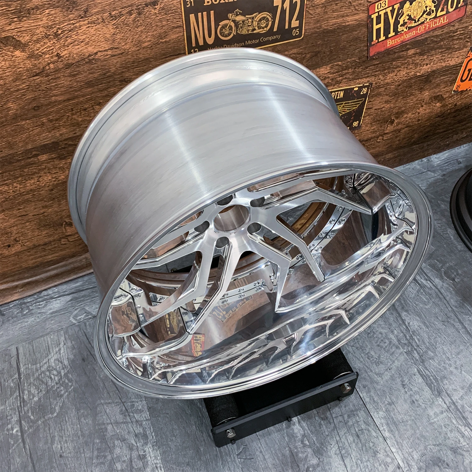 

Mforged Customized Five Spoke New Bright 13-32 Inch 3 Piece Forged Aluminum Alloy Wheels