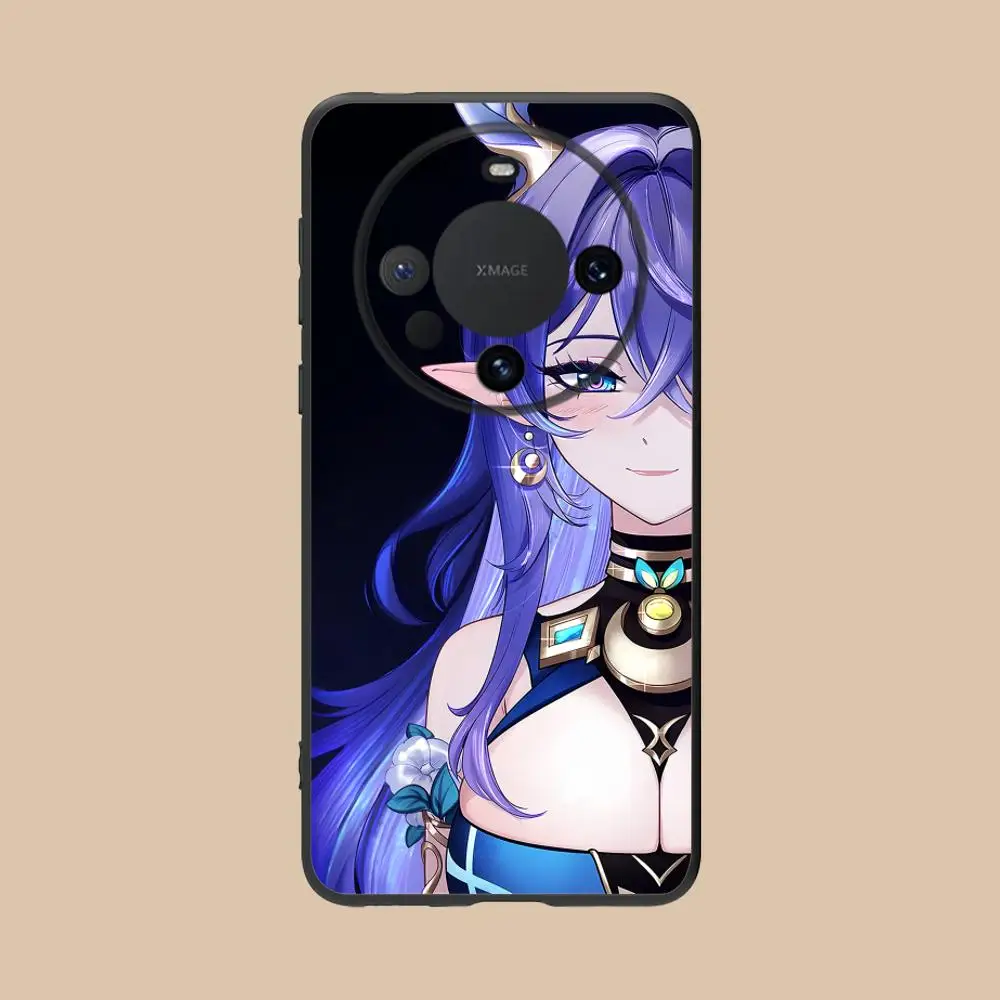 Genshin Impact Lauma Phone Case for Huawei Mate 60 50 40 30 20 10 Pro Plus Lite E 5G Colour Printing Protective Cellphones Cover