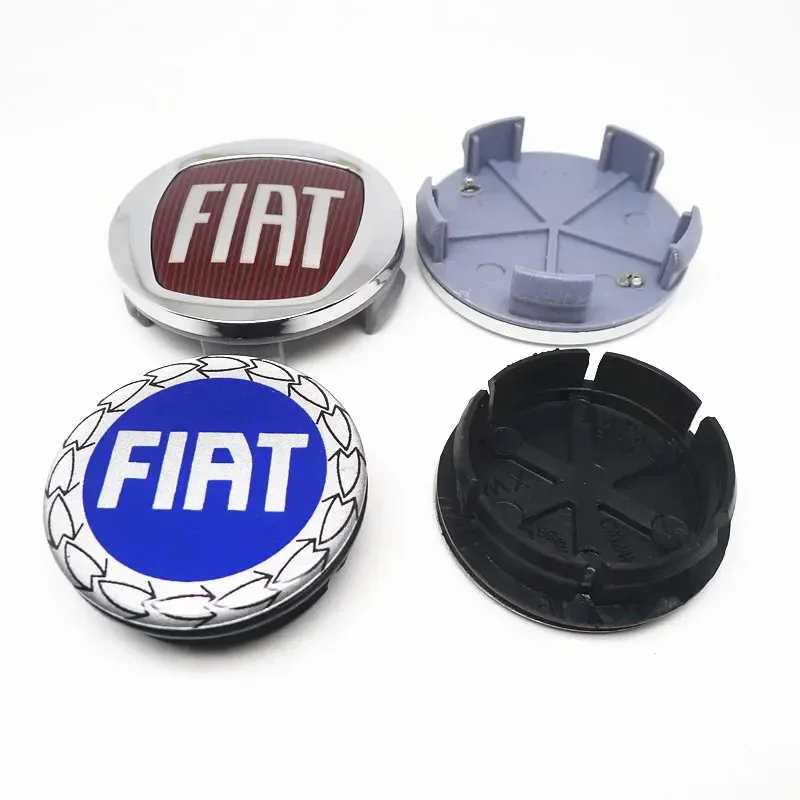 

4pcs 50mm 60mm For Fiat 500 Car Wheel Center Hub Original Rim Cap Cover Emblem Badge Auto Styling Accessories