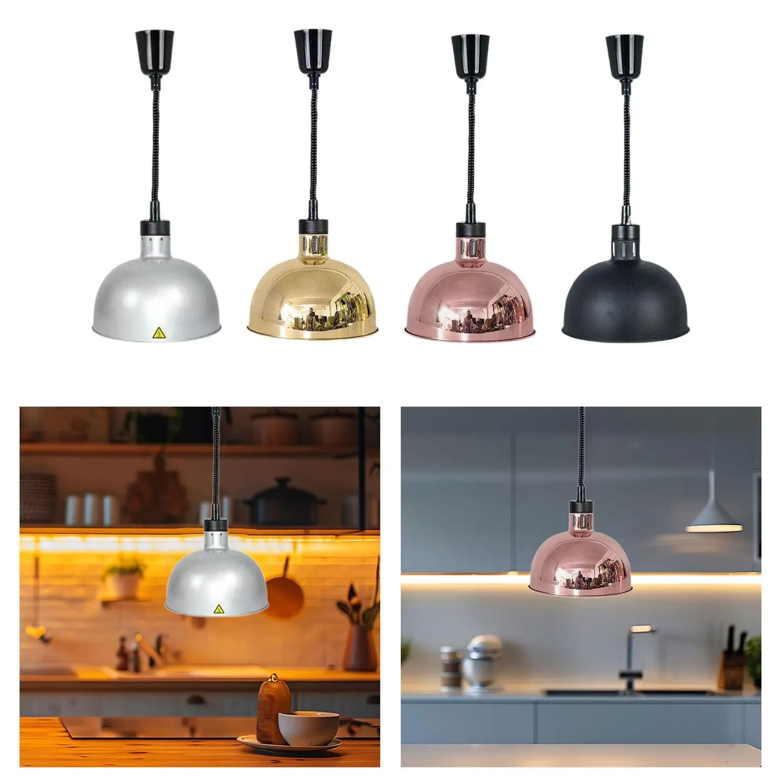 تلسكوبي معدني مسخن للأطعمة ، خدمة المطاعم ، تدفئة البيتزا ، قابل للتراجع عن البطاطس المقلية ، كافيتيريا منزلية ، فندق