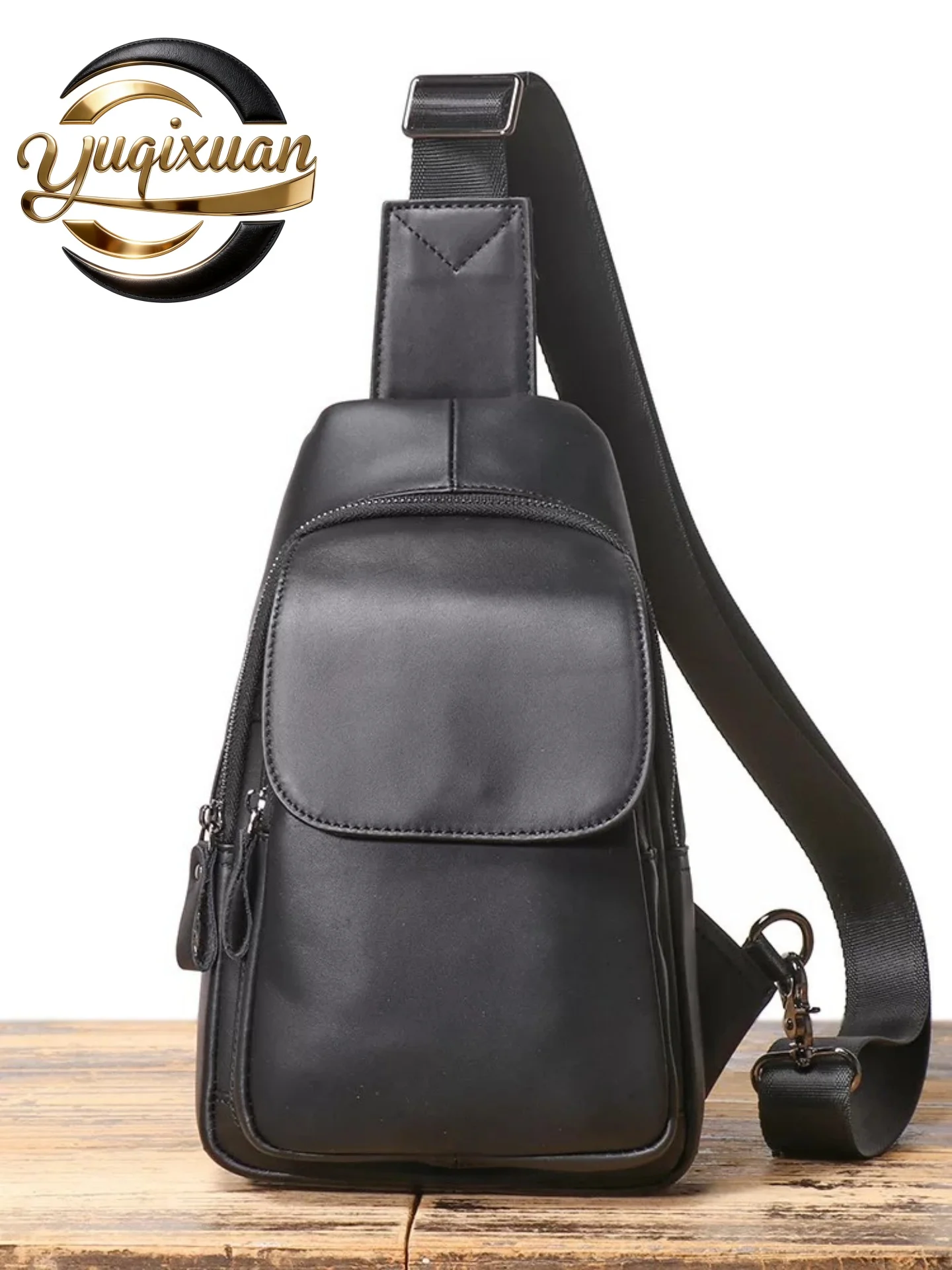 yuqixuan-top-layer-cowhide-leather-outdoor-leisure-large-capacity-crossbody-bag-lightweight-multifunctional-waist-bag