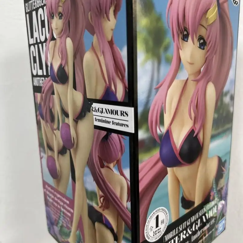 Bandai Gundam SEED Lacus Clyne Prize Figure PVC Collectors Display Japanese Version Original New Unopened Swimsuit Variant Color view 4