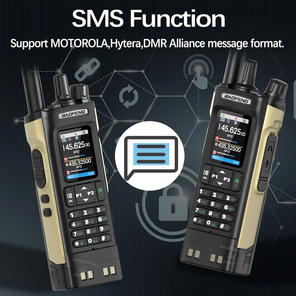 Baofeng DM-32 Radio DMR tactico Digital GPS Dual Band - imagen 4