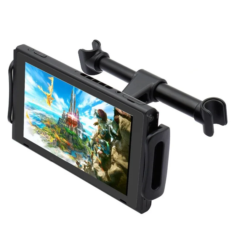 Car Headrest Mount Holder Adjustable Stand for Nintendo Switch NS Lite OLED/iPhone/iPad For Car Backseat Travel Accessories