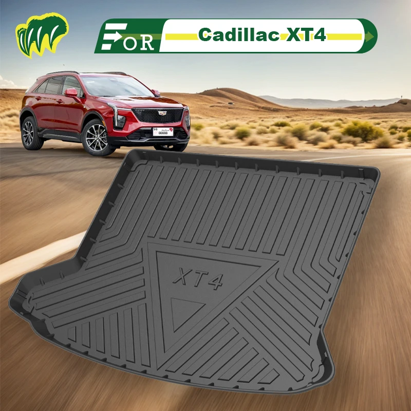 

For Cadillac XT4 2020 2021 2018-2023 Custom Fit Car Trunk Mat All Season Cargo Mat 3D Shaped Laser Measured Trunk Liners