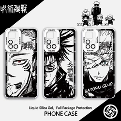 Anime Comics Jujutsu Kaisen For Xiaomi Mi Poco X5 X4 X3 M4 M3 F3 GT Pro NFC 11T 11 Lite 5G Angel Eyes Phone Case Transparent