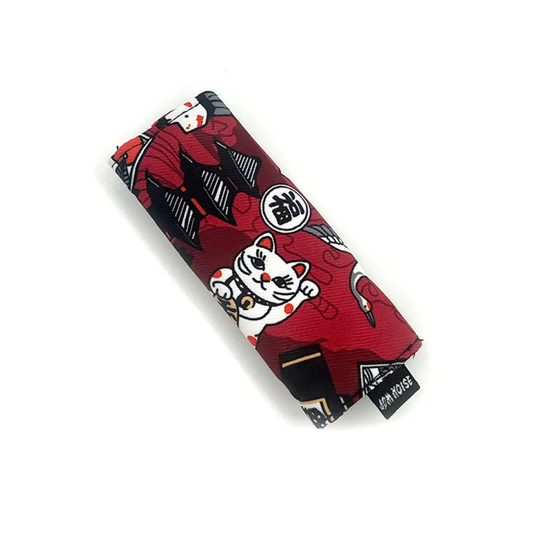 JDM Kultur Racing Auto Styling Stile Auto Innen Griff Schützen Abdeckung Dach Ziehen Handschuhe Japan HOOK & LOOP Auto Zubehör – Detail 11