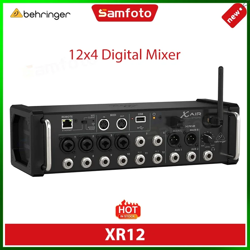 Behringer X Air XR18 XR16 XR12 Rackmount Digital Mixer for iPad