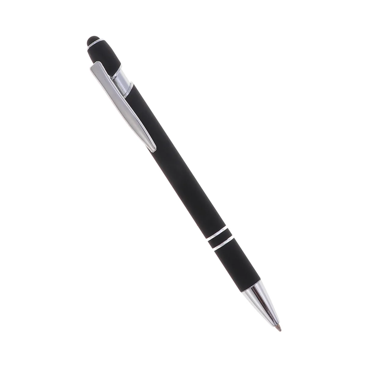 

Емкостная ручка для рукописного ввода, сенсорный экран, стилус, шариковый наконечник, черная металлическая мягкая проводящая ткань премиум-класса, подходящие планшеты