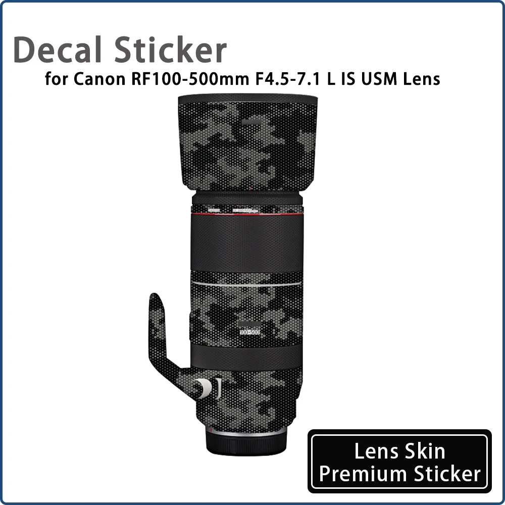 

100500 Decal Sticker for Canon RF100-500mm F4.5-7.1 L IS USM Lens Skin Wrap Cover 100 500F4.5 Lens Sticker Protective Film