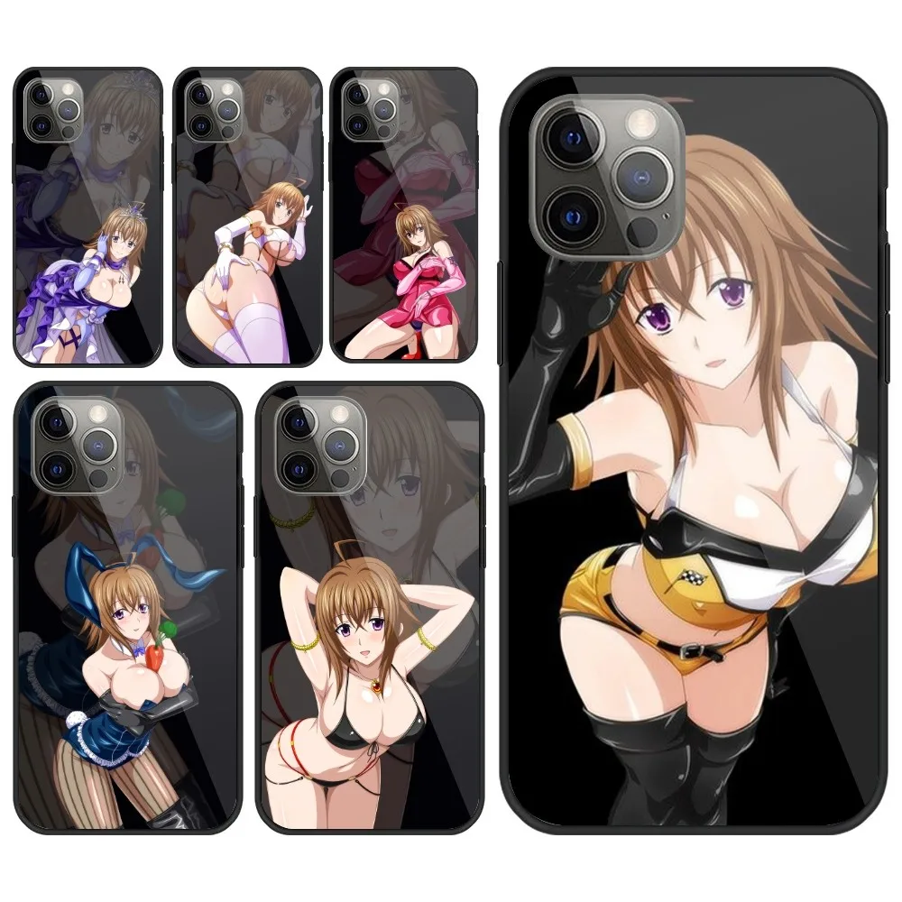 High School DXD Venelana Cell Phone Case for iPhone 15 14 13 12 11 XS X 8 7 6 Plus Mini Pro Max SE 2022 PC Glass Cover Funda