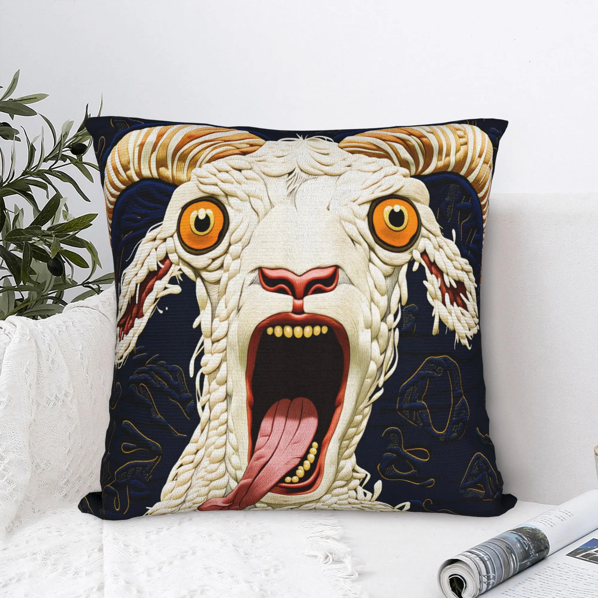Adorable Animal-Printed Pillow Case  Soft Pillow Cover Kawaii Cushion Cover For Sofa Home Decor