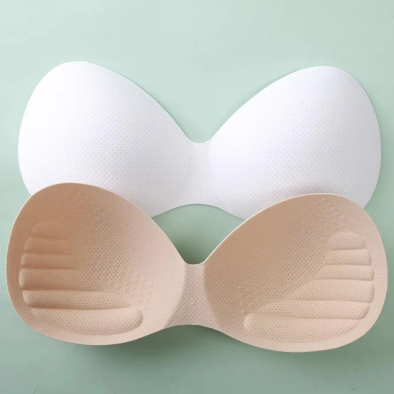 Latex Bikini Bra Pad Women Chest Push Up Insert Foam Pads Removeable Invisible Swimwear Inserts Cups Breast Padding Intimates