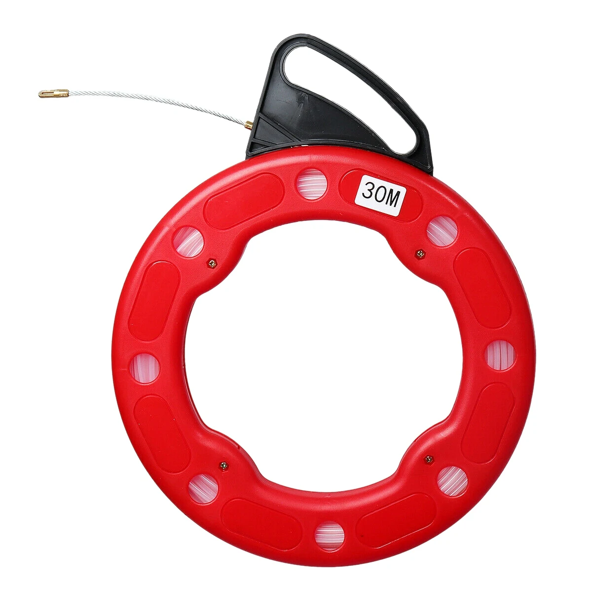 Herramientas de tracción de Cable de carrete de cinta de pescado, extractor de Cable eléctrico de 30M, 100 pies