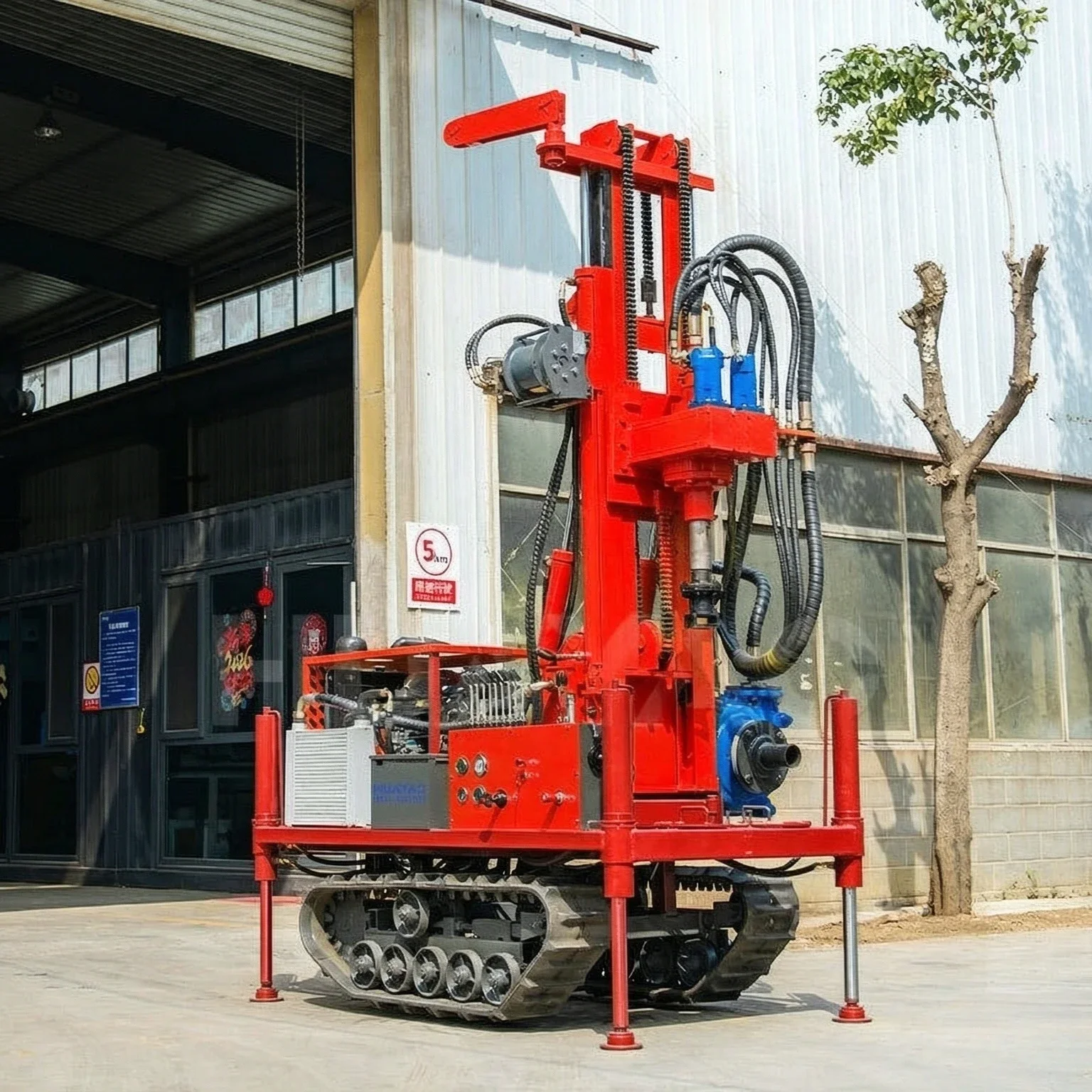 150m Depth Small Portable Water Well Drilling Rig Factory Direct Towable Borehole Drilling Machine For Water Wells