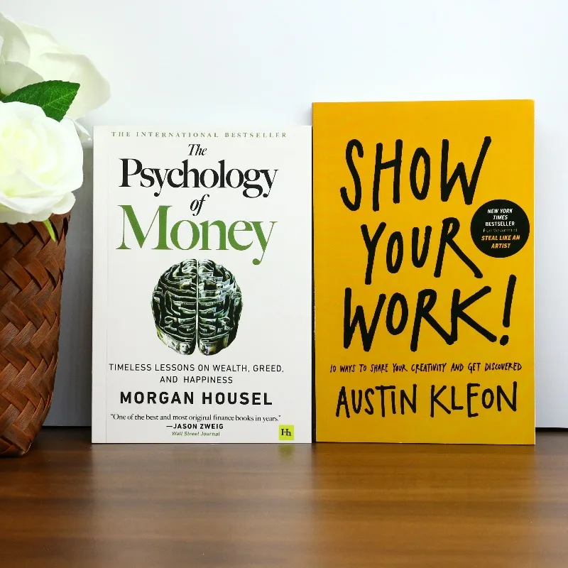 

《The Psychology of Money》+《Show Your Work!》A Dual-Track Growth Set for Wealth Managers Creative Professionals Chrismas gifts