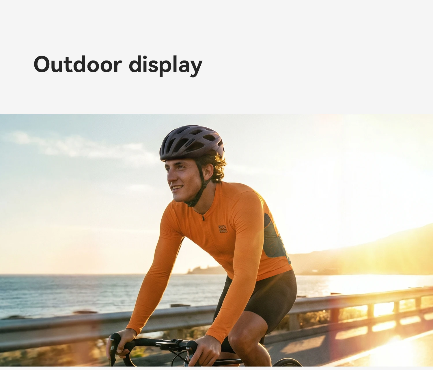 ROCKBROS Langarm-Radtrikot für Frühling und Sommer, leichtes, atmungsaktives Fahrradtrikot mit reflektierenden Elementen für Rennrad und Mountainbike – Detail 17