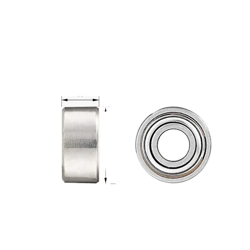 6pcs MR52 Deep Groove Ball Bearings Standard Parts for 3D Printer Accessories High Precision Smooth Rotation Compatible with