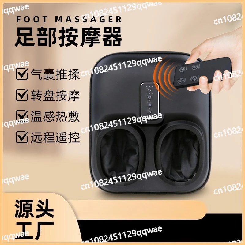 Fully automatic massage the soles of  feet, knead  hot compress according to foot massager, rotate air pressure.