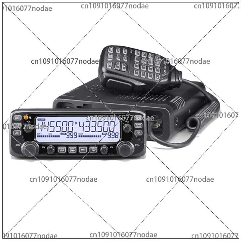 IC-2730E Mobile Radio Dual Band UHF 400-470MHz 50W FM Transceiver Car Intercom Accessories Handheld Microphone and Panel