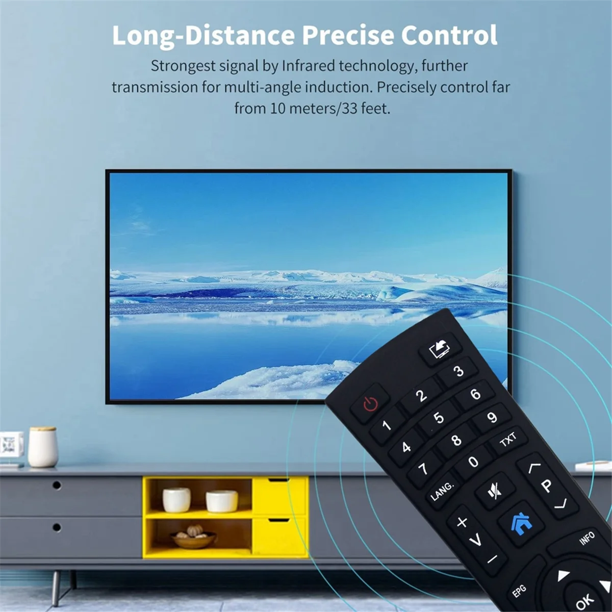 RC1828 Substituir controle remoto para controle remoto de TV MEDION