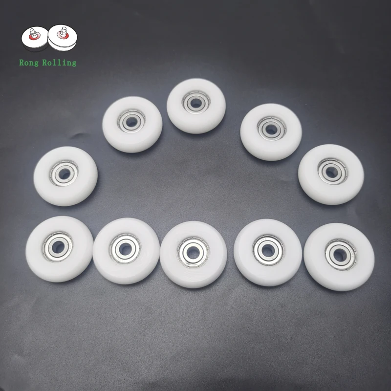 6*35*11mm,sliding gate window nylon roller wheel bearing steel 626ZZ  bearing bore 6mm,diameter 35mm,thickness 11mm. 10pcs/lot