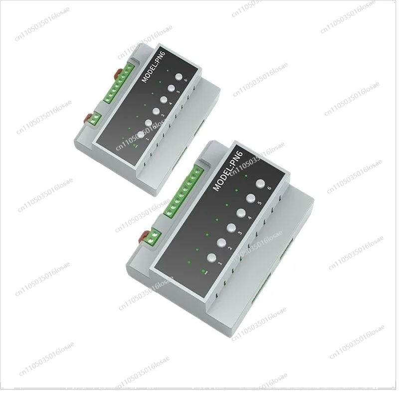 For Zigbee 6 Way Power Controller Dry Contact Switch Module Supports 485 Switch Weak Current Switch