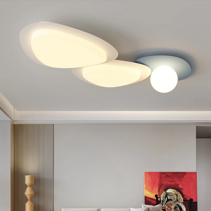 Simplicity Living Room Ceiling Lamp Modern Intelligent LED Indoor Decorate Luminaires Originality Bedroom Study Chandelier