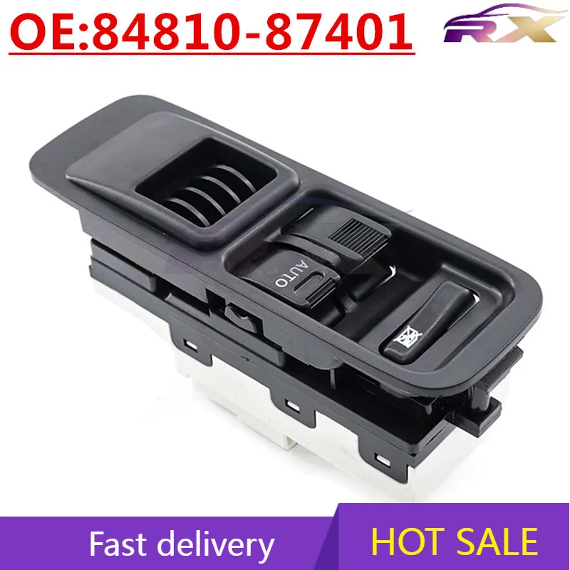 

OEM:84810-87401 Right Drive Power Window Master Control Switch For Toyota Daihatsu