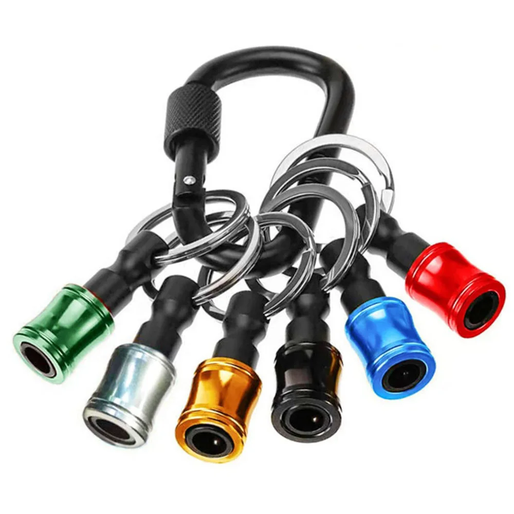 Stonego 6pcs/set Zoll Sechs kant schaft Schlüssel bund Verlängerung stange Schrauben dreher Bits Halter Sockel Adapter, Schnell wechsel Bit halter