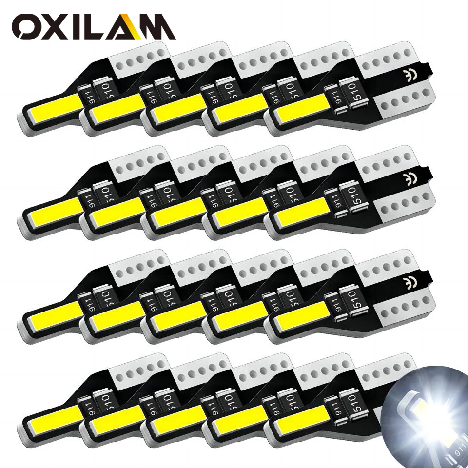 2/10/20Pcs Car Interior Light T10 168 2825 194 LED Bulb W5W LED Auto Lamp 12V For Toyota Corolla 150 Camry 40 CHR Avensis Rav4