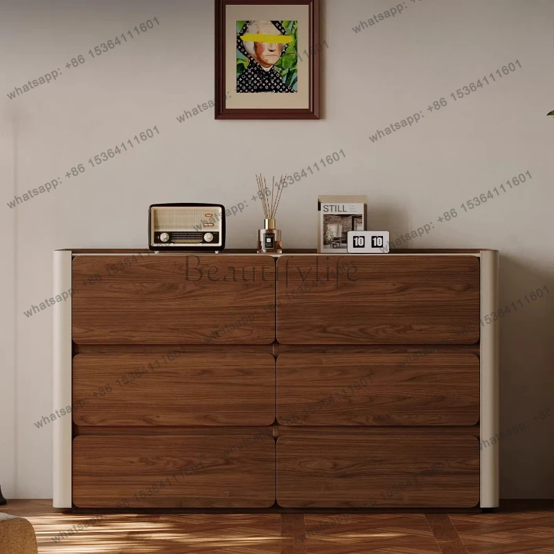 

Modern simple rock slab 6 chest cabinet living room against the wall antique new storage locker