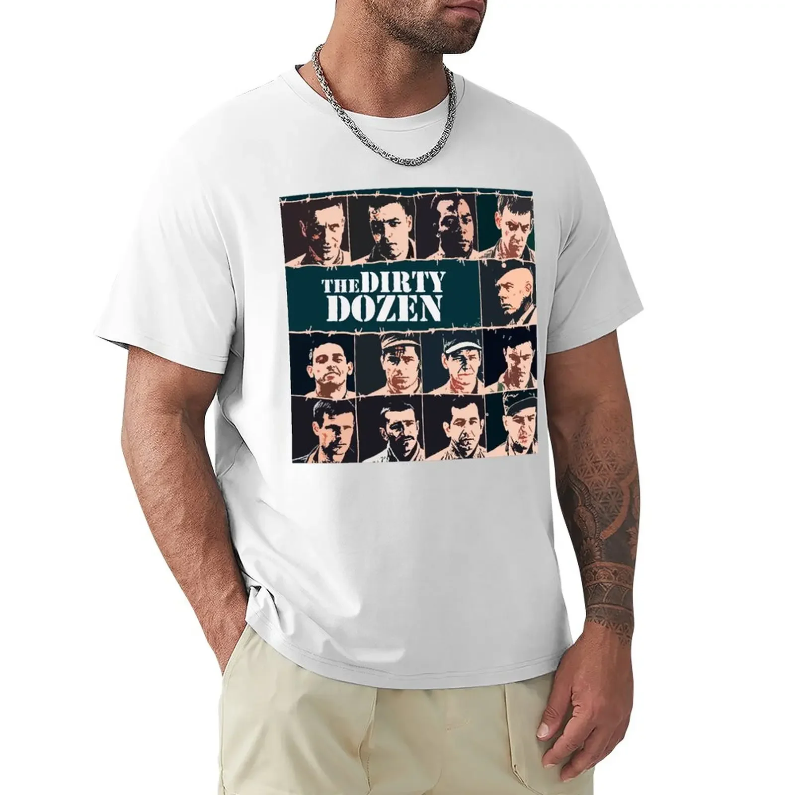 The Dirty Dozen T-Shirt anime tees Men's cotton t-shirt