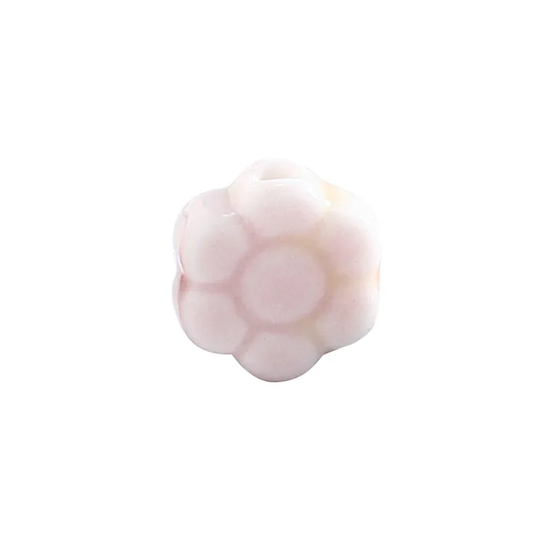 10PCS Fresh Daisy Ceramics Beads Loose Spacer Beads For Jewelry Making DIY Bracelet Necklace Accessories 2024