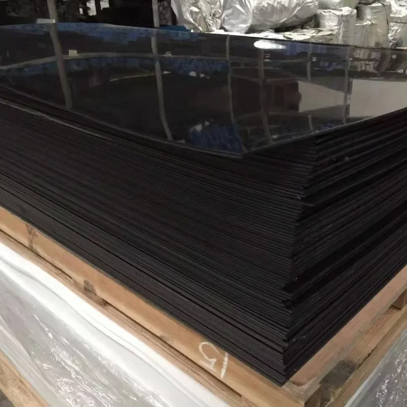 1-3mm Black POM Plastic Sheet High Strength CNC Custom Industrial Engineering Parts