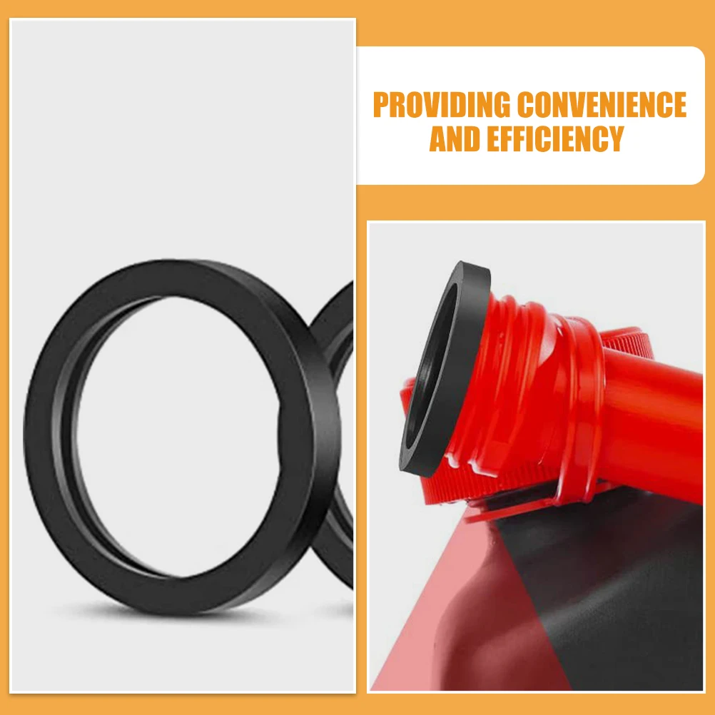 

10pcs Oil Tank Seal Sturdy Rubber Automotive Truck Fuel Gas Can Spout Gasket Leak Proof Durable Replacement Washer