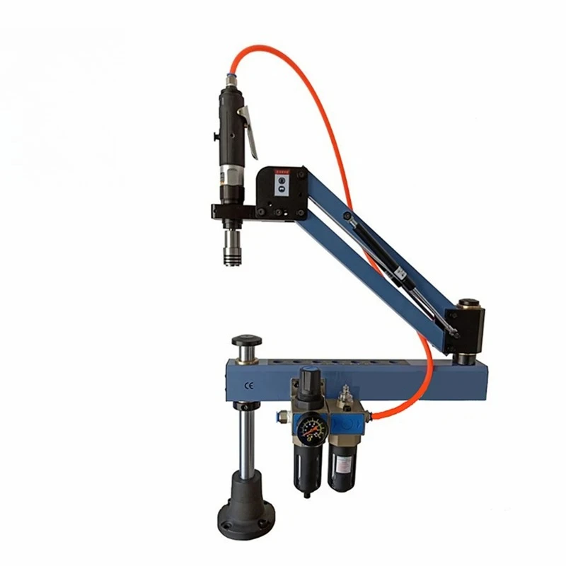 M3-M16 CNC Verticale Pneumatico Automatico Filettatura Aria Maschiatrice e Trapano Maschiatrice Testa Universale con Mandrini