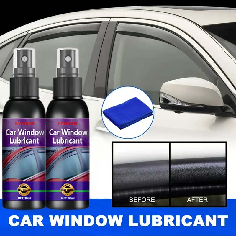 

Car window lubricant, make your car window slide up and down smoothly