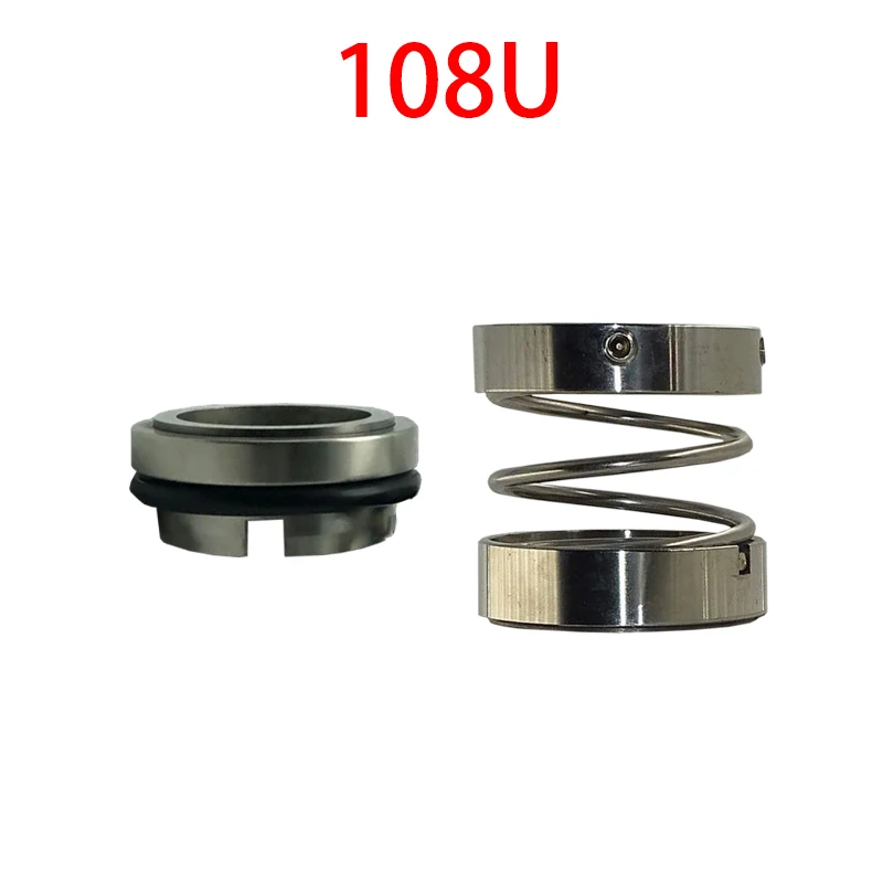 108U-70 108U-75 108U-80 108U-85 108U-90 FKM Fluororubber Carbide Chemical Pump Single Coil Spring Bellows Shaft Mechanical Seal