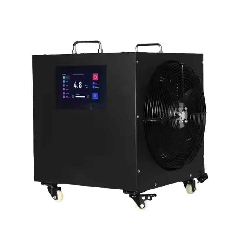 

Factory Direct Cold Plunge Cooling Heatring Sauna Hot Tub Optional 110/220V WiFi Ice Bath Chiller with 7-inch Touch Screen