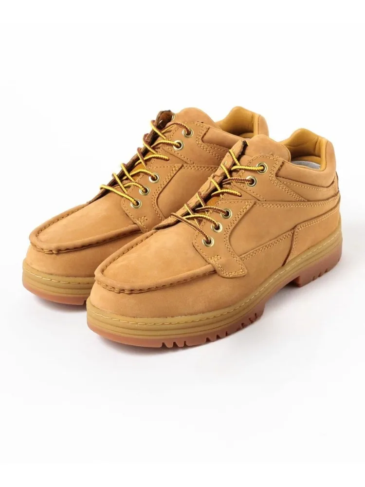 Japanese Retro Men Casual High-top Shoes Genuine Leather Thick Soles Outdoor Hiking Work Shoes Youth Trendy Street Sneakers