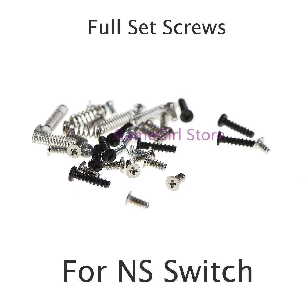 1set For NS Nintendo Switch Joy-Con Left Right Handle Full Set Screws Repair Replacement Parts