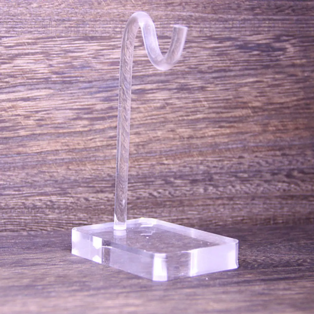 

Акриловая подставка для ювелирных изделий, держатель-крючок для хранения нефритовых браслетов, органайзер для часов и браслетов, витрина для часов