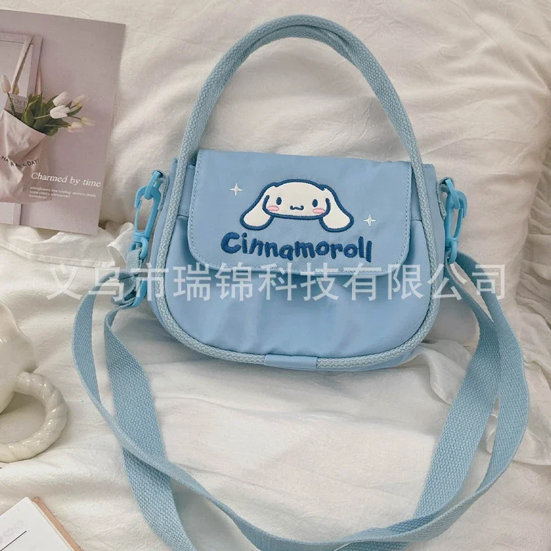 

Hello Kittys Sanrios Kawaii Crossbody Bag Cartoon All-Match Girl One Shoulder Portable Crossbody Embroidery Bag Bags for Woman