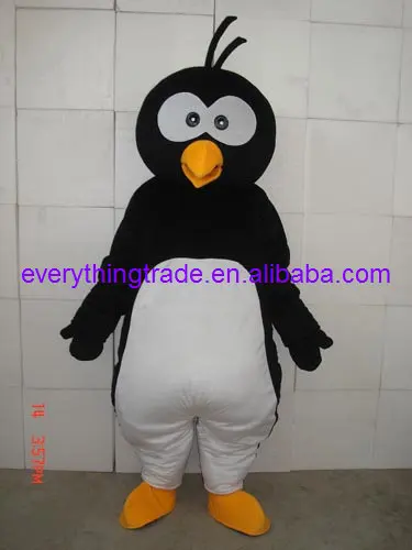 Disfraz de Mascota de pingüino de Halloween, disfraz de personaje adulto, vestido de Navidad, accesorios de cuerpo completo, traje de Mascota