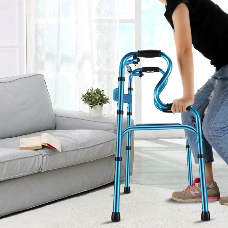 

Crutch walking aid for elderly people, crutch anti slip aid for elderly people, aluminum alloy four legged crutch